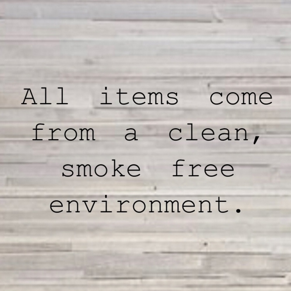 All items from a clean, smoke free environment.